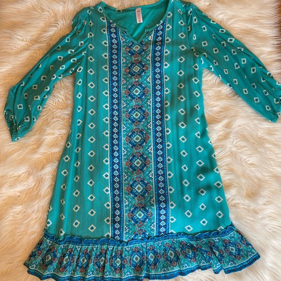 Cute turquoise dress - Picture 1 of 3